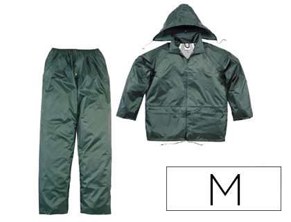 CONJUNTO DE CHUVA DELTAPLUS 400 POLIESTER/PVC VERDE TAMANHO M