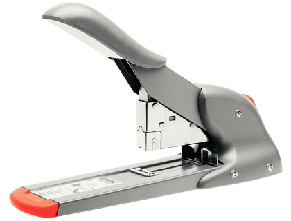 AGRAFADOR RAPID FASHION HD110 PRATA/LARANJA CAPACIDADE 110 FOLHAS USA AGRAFES 9/8-14 E 23/8-15