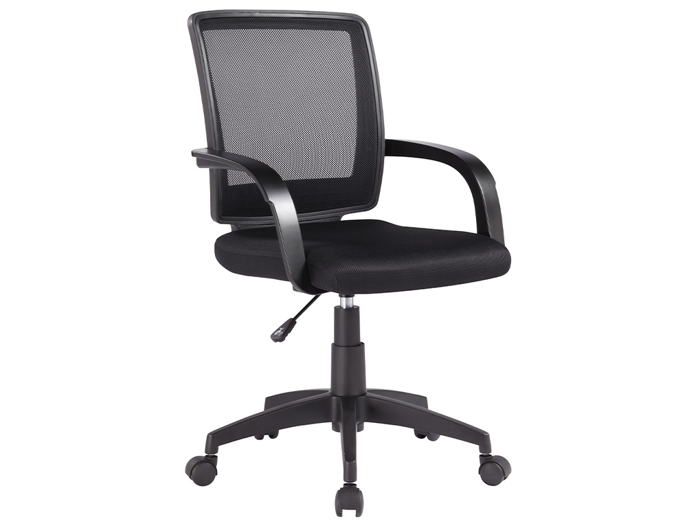 CADEIRA DE ESCRITORIO Q-CONNECT ENCOSTO MEDIO REGULAVEL EM ALTURA 900+100MM ALTURA 570MM LARGURA 560MM PROFUNDIDADE TEC