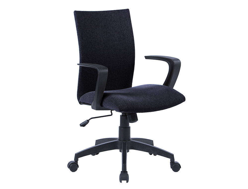 CADEIRA DE ESCRITORIO Q-CONNECT BASE NYLON REGULAVEL EM ALTURA 895+110MM ALTURA 580MM LARGURA 550MM PROFUNDIDADE TECIDO