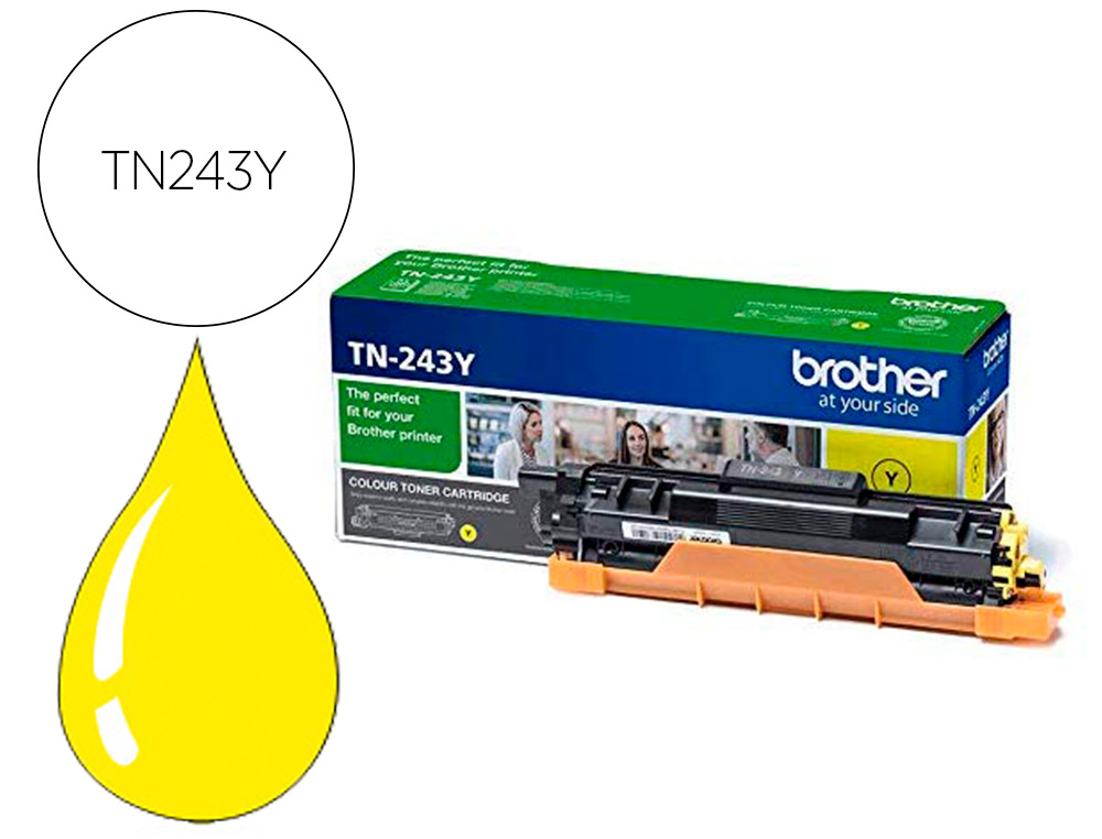 TONER BROTHER TN243Y DCP-L3510CDW / HL- L3270CDW / MFC-L3710CW AMARELO 1000 PAGINAS