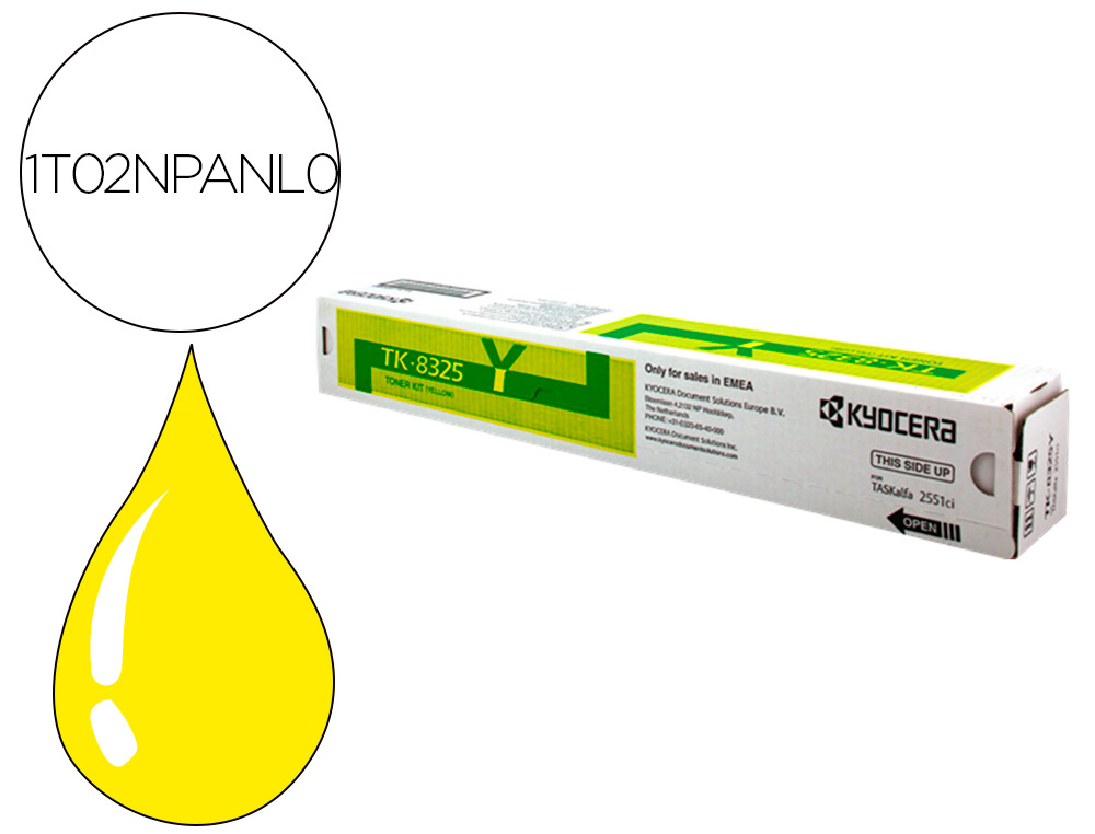 TONER KYOCERA -MITA TONER AMARELO TK8325Y
