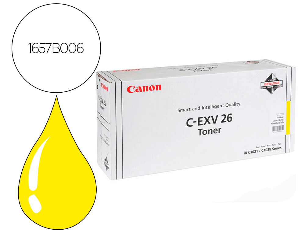 TONER CANON EXV26Y IRC1021I IRC1028I AMARELO