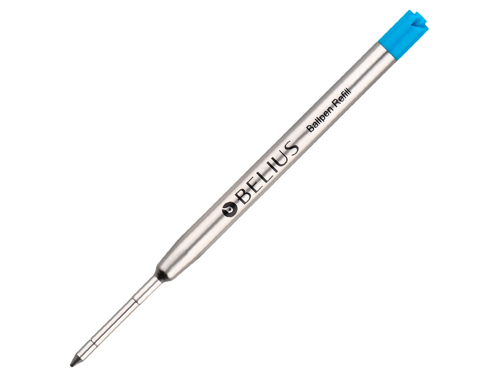 RECARGA ESFEROGRAFICA BELIUS AZUL 0,8 MM CAIXA 3 UNIDADES