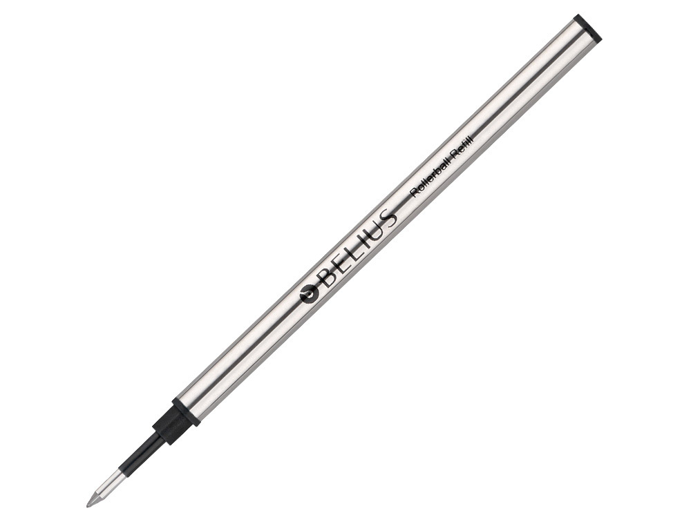 RECARGA ROLLER BELIUS PRETO 0,7 MM CAIXA 3 UNIDADES