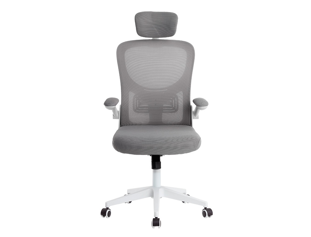 CADEIRA ERGONOMICA Q-CONNECT PALERMO MALHA BASE NYLON ALT MAX 1300 MM LARG 610 MM PROF 600 MM RODAS PREMIUM COR BRANCO/C