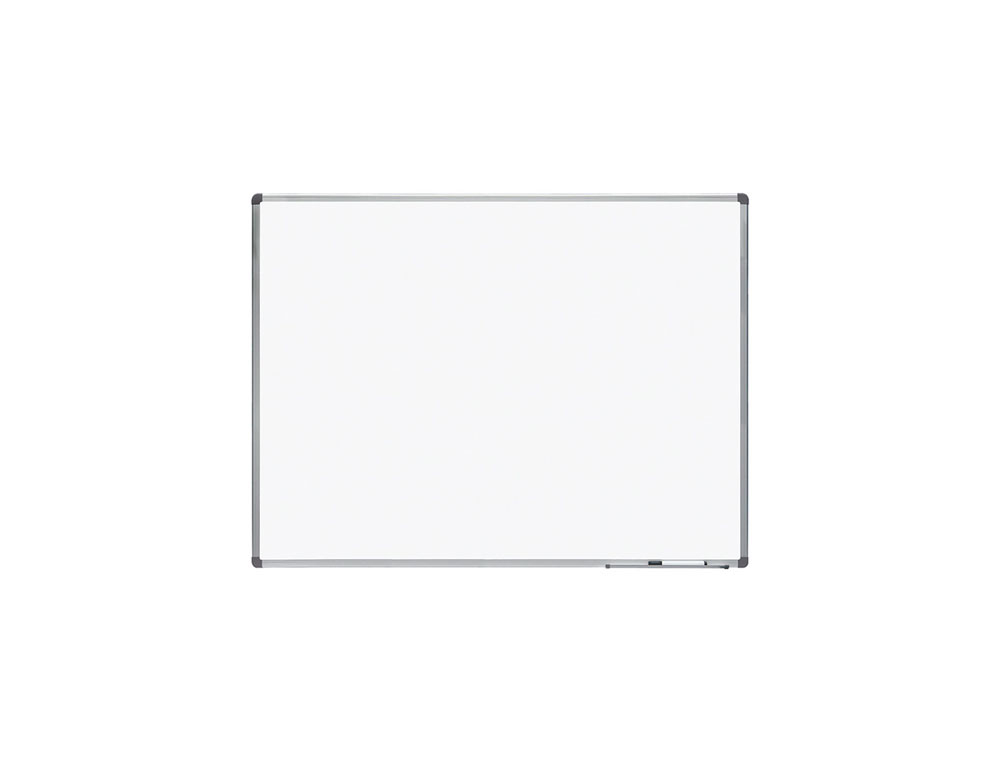 QUADRO BRANCO ROCADA LACADO MAGNETICO MOLDURA ALUMINIO COM CANTOS 90X120 CM