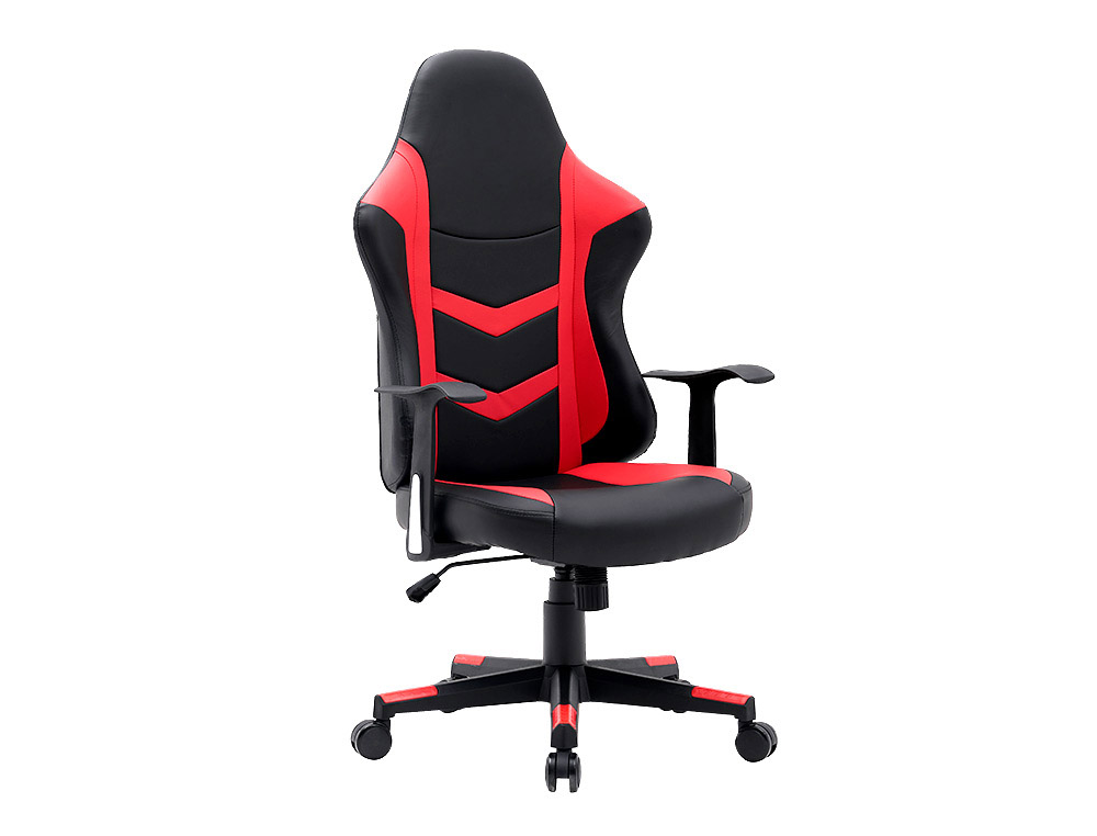 CADEIRA Q-CONNECT GAMING ORVIETO IMITACAO DE PELE BASE METALICA ALT MAX 1200 LARG 650 PROF 650 MM RODAS PREMIUM COR PRET