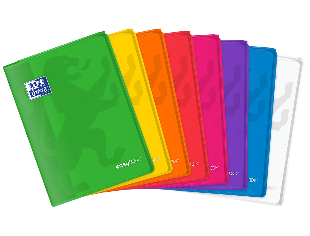 CADERNO ESCOLAR OXFORD EASYBOOK CAPA PLSTICO DIN A4 48 FOLHAS CORES SORTIDAS