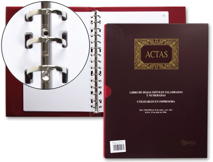LIVRO MIQUELRIUS DIN A4 -ATAS -COM 100 FOLHAS MOVEIS