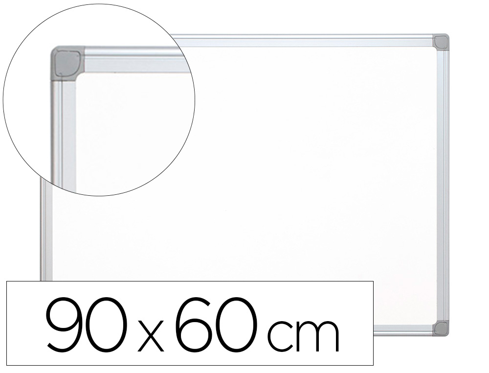 QUADRO BRANCO Q-CONNECT MAGNETICO C/CAIXILHO EM ALUMINIO 60 X 90 CM