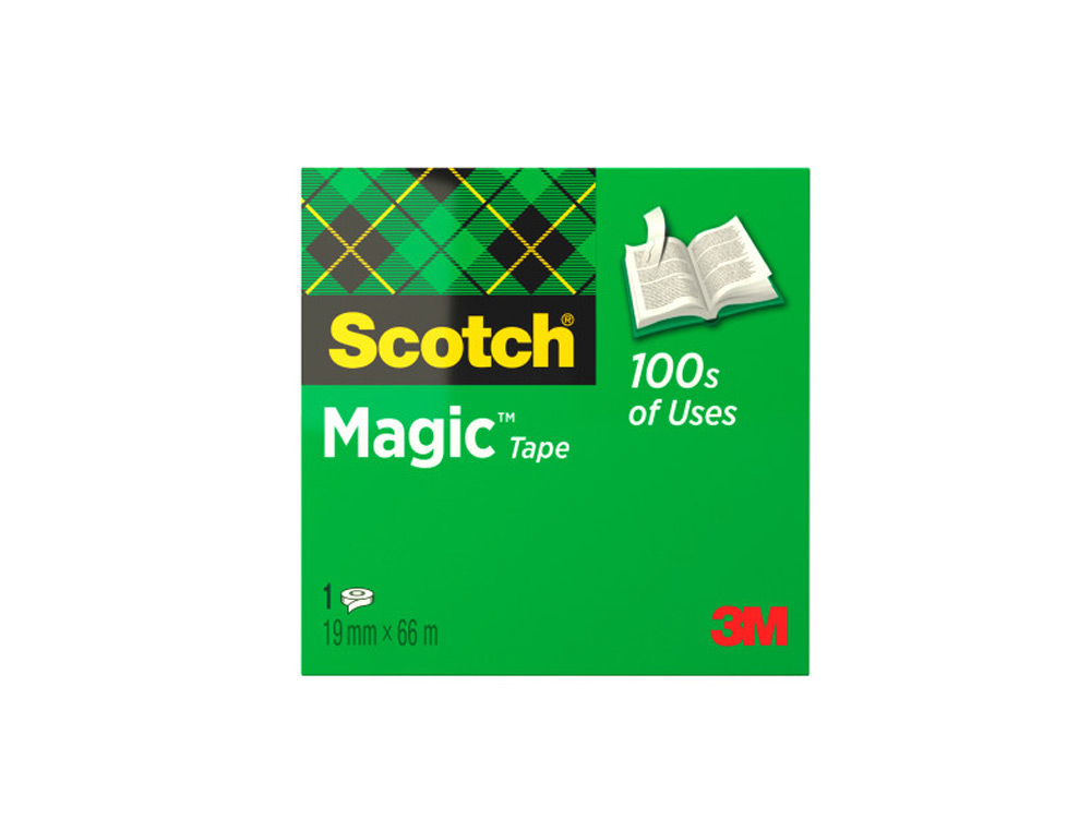 FITA ADESIVA SCOTCH MAGIC 66 MT X 19 MM EM CAIXA UNITARIA