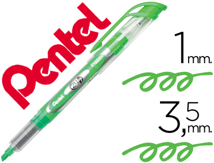 MARCADOR FLUORESCENTE PENTEL SL12 VERDE
