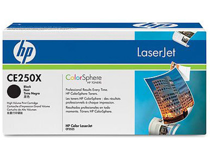 TONER HP LASERJET COR CP3525 PRETO 10.500 PAG