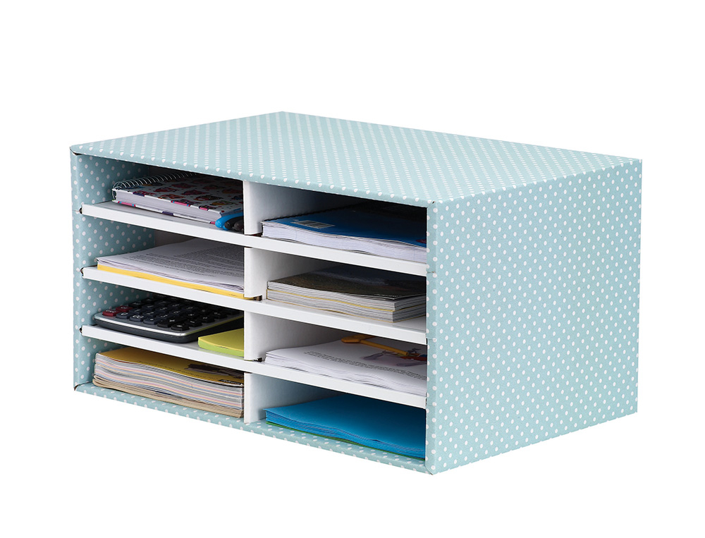 MODULO CLASSIFICADOR CARTAO FELLOWES COM 8 COMPARTIMENTOS 490X310X260MM
