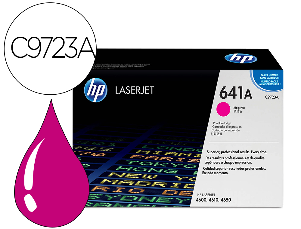 TONER HP C9721A MAGENTA LASERJET 4600 -8000 PAG