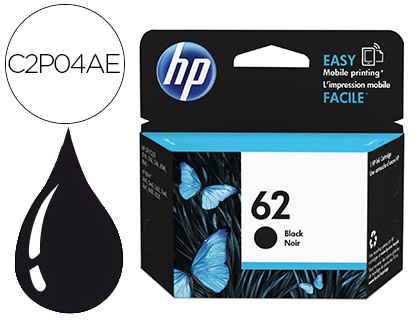 TINTEIRO HP 62 OFFICEJET 5640 / 7640 / 5740 PRETO -200 PAG