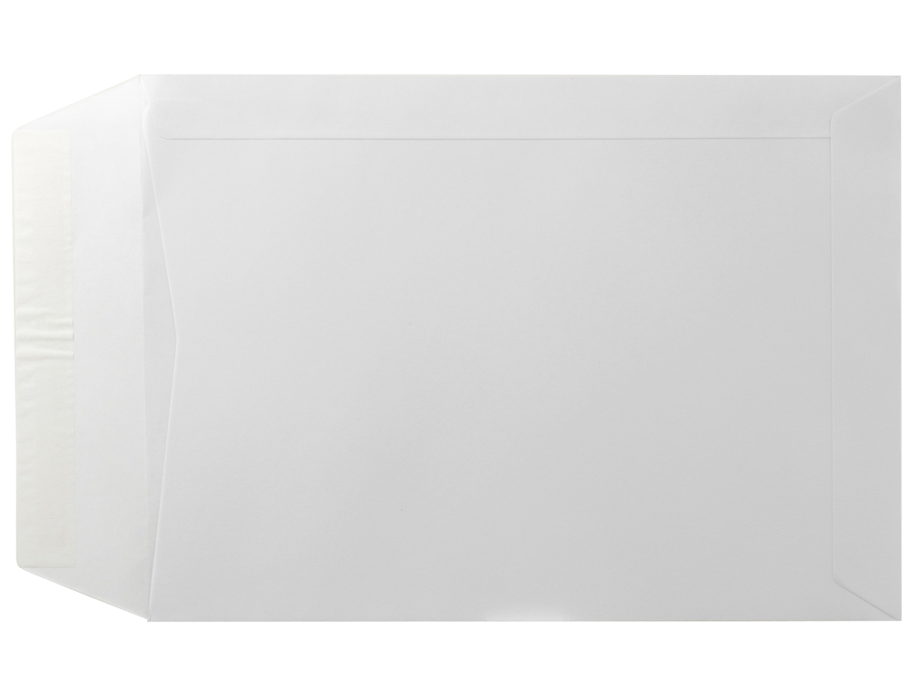 ENVELOPE LIDERPAPEL BOLSA BRANCO 310X410 MM COM ABA EM TIRA DE SILICONE PAPEL OFFSET 100 GR CAIXA DE 250 UNIDADES