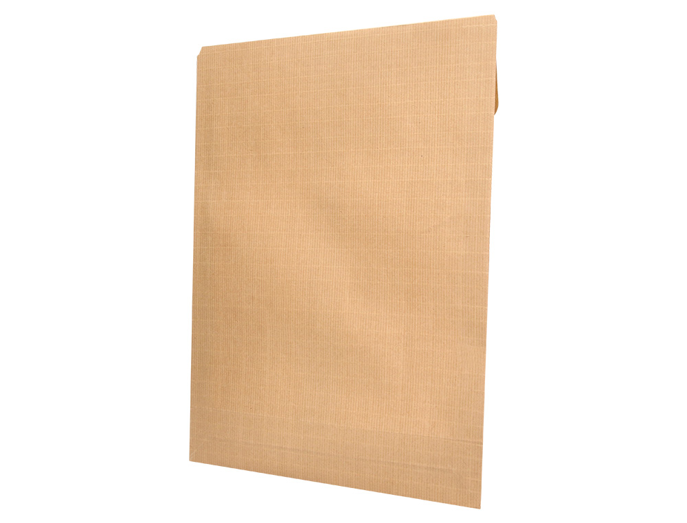 ENVELOPE LIDERPAPEL BOLSA FOLIO ESPECIAL CASTANHO 280X365X30 MM FOLE TIRA DE SILICONE PACK DE 50 UNIDADES