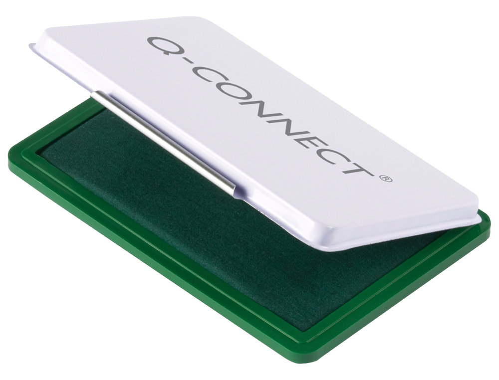 ALMOFADA PARA CARIMBO Q-CONNECT 110X70 MM VERDE