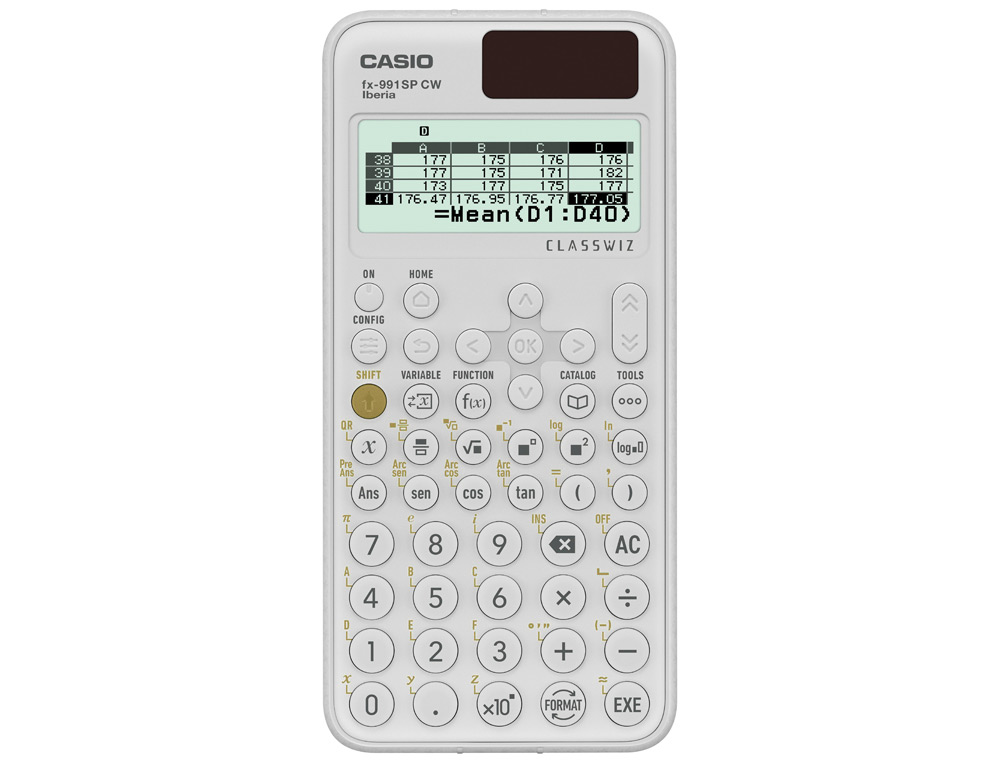 CALCULADORA CASIO FX-991SP CW IBERIA CLASSWIZ CIENTIFICA 560 FUNCIONES 9 MEMORIAS 10+2 DIGITOS 5 IDIOMAS COM CAPA