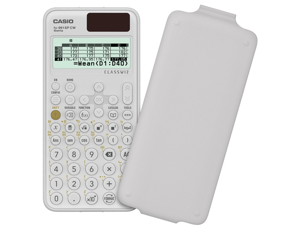 CALCULADORA CASIO FX-991SP CW IBERIA CLASSWIZ CIENTIFICA 560 FUNCIONES 9 MEMORIAS 10+2 DIGITOS 5 IDIOMAS COM CAPA