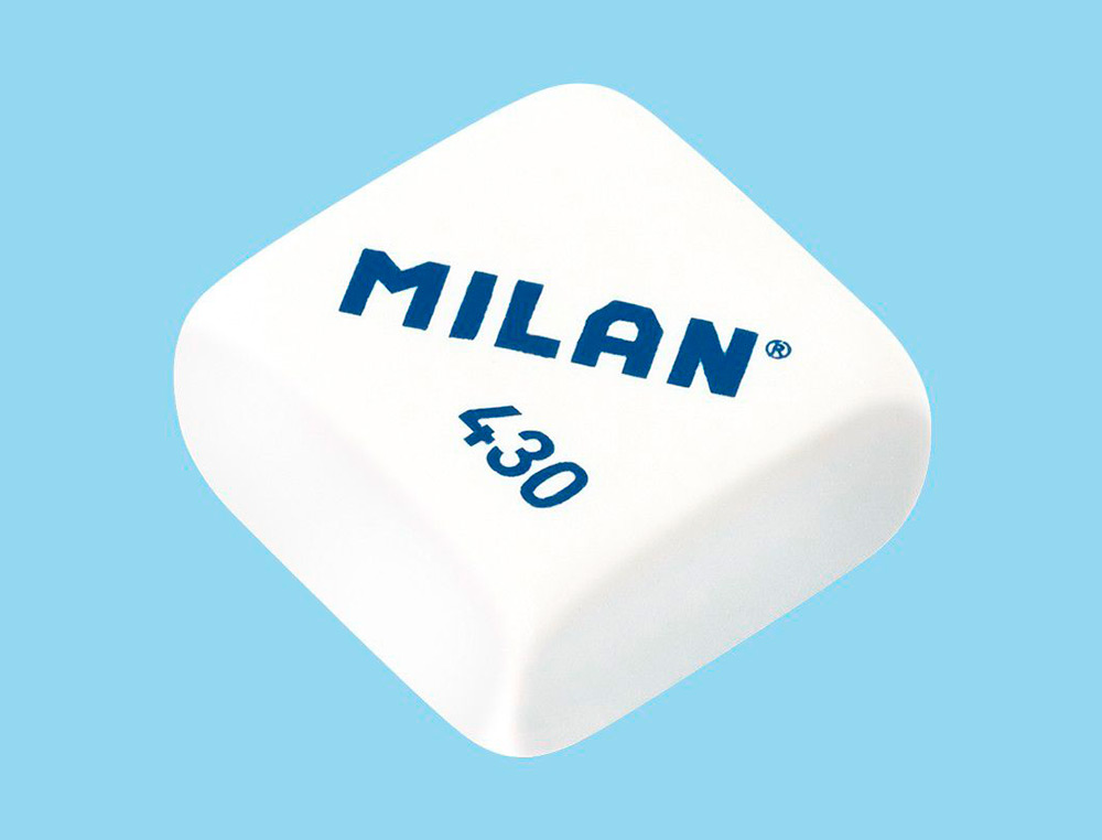 BORRACHA MILAN 430 BLISTER DE 4 UNIDADES
