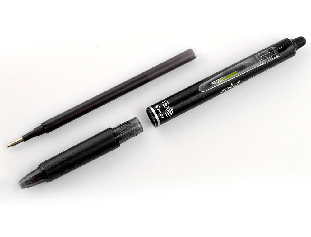 ESFEROGRAFICA PILOT FRIXION CLICKER APAGAVEL 0,7 MM PONTA MEDIA PRETO EM BLISTER