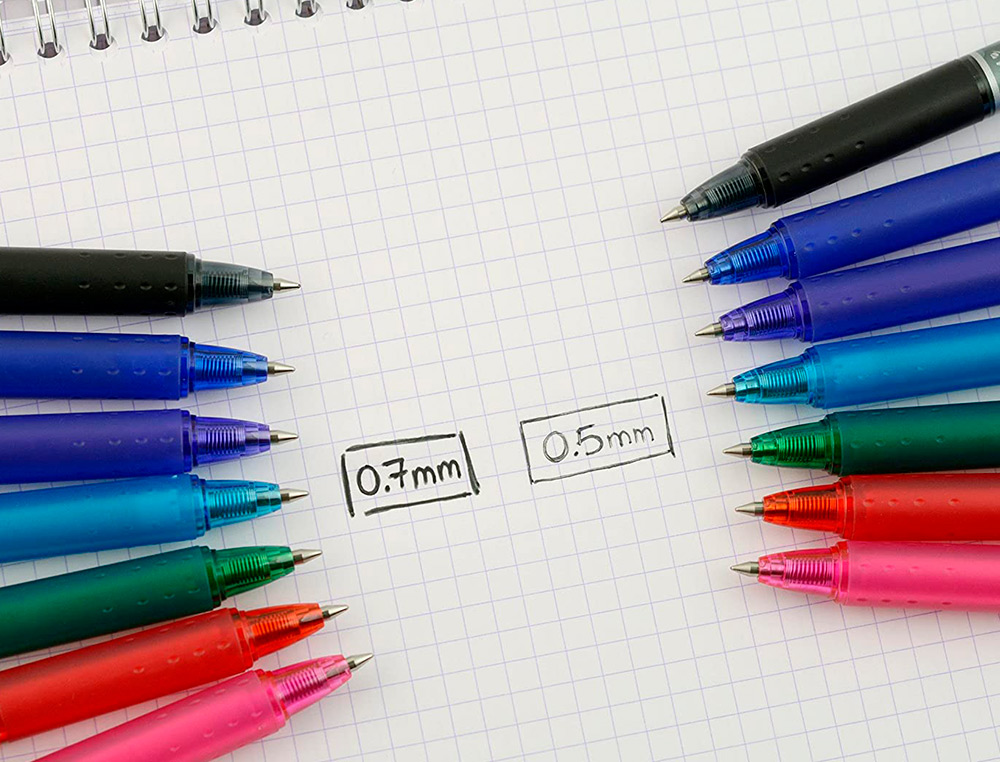 ESFEROGRAFICA PILOT FRIXION CLICKER APAGAVEL 0,7 MM PONTA MEDIA PRETO EM BLISTER
