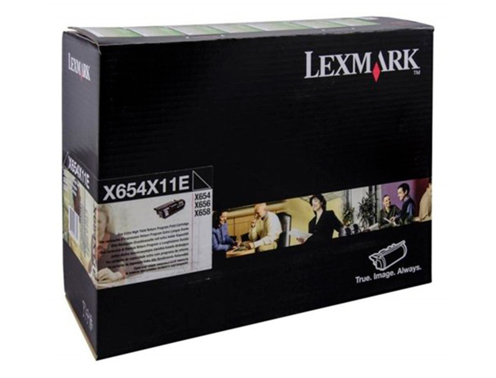 TONER LEXMARK LASER X654X31E / X654DE/ 654 / 656DE / 658DE PRETO 36000 PAGINAS