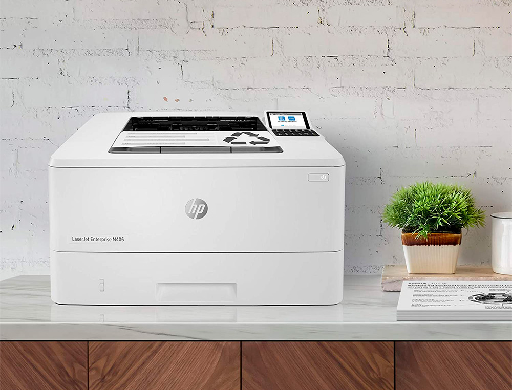 IMPRESSORA HP LASERJET ENTERPRISE M406DN DUPLEX RED 40 PPM BANDEJA DE ENTRADA 100 FOLHAS