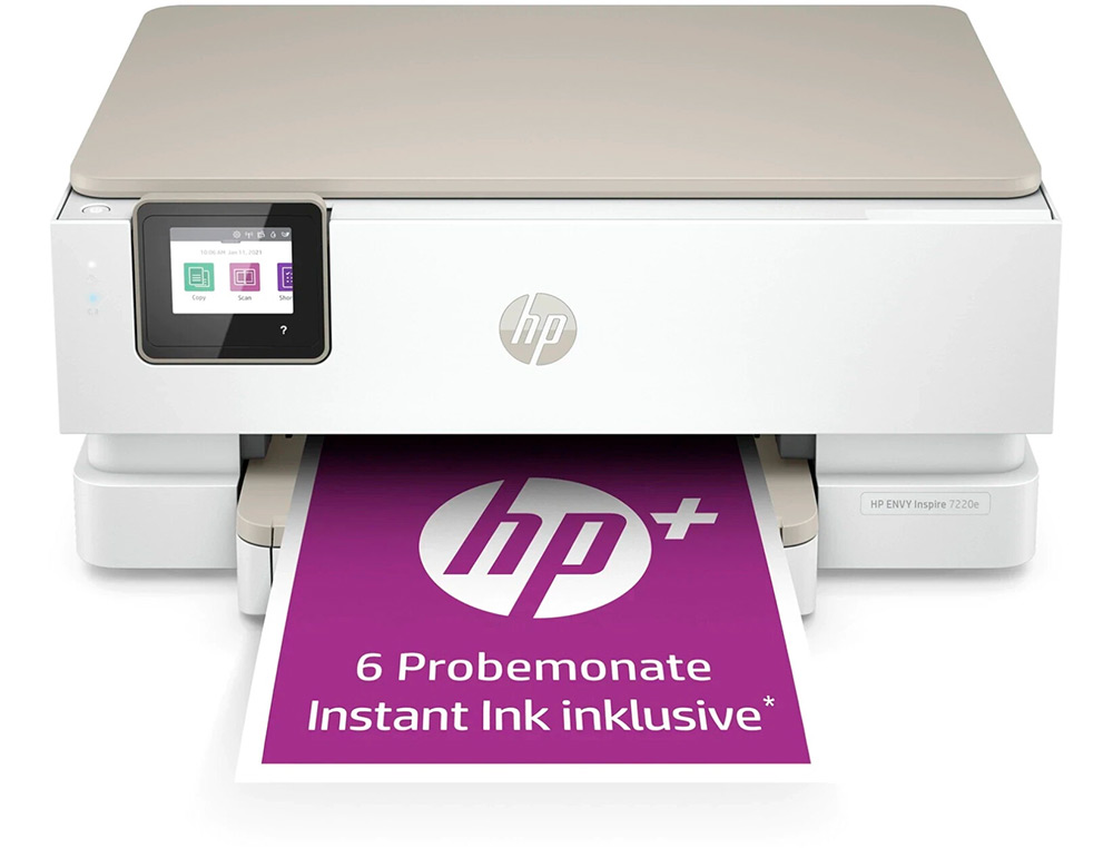 MULTIFUNCOES HP INSPIRE 7220E INKJET A4 WIFI 15PPM COR SCANNER COPIADORA IMPRESSORA BANDEJA ENTRADA 125 FOLHAS