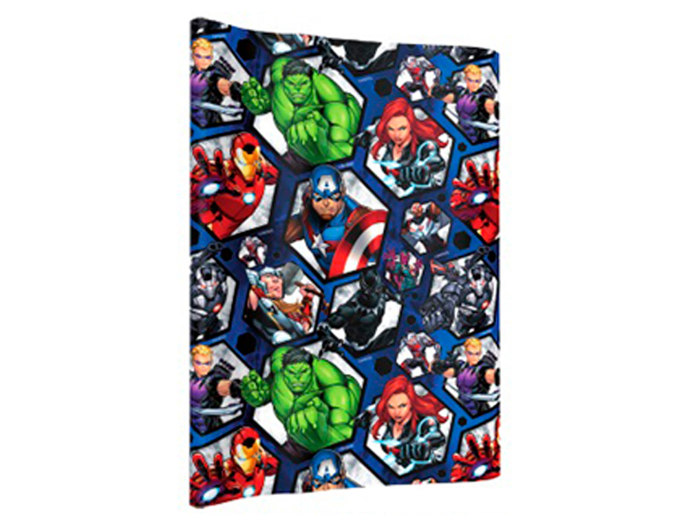 PAPEL FANTASIA BASIKA MARVEL ROLO DE 70 X 200 CM 60 GR MODELOS SORTIDOS