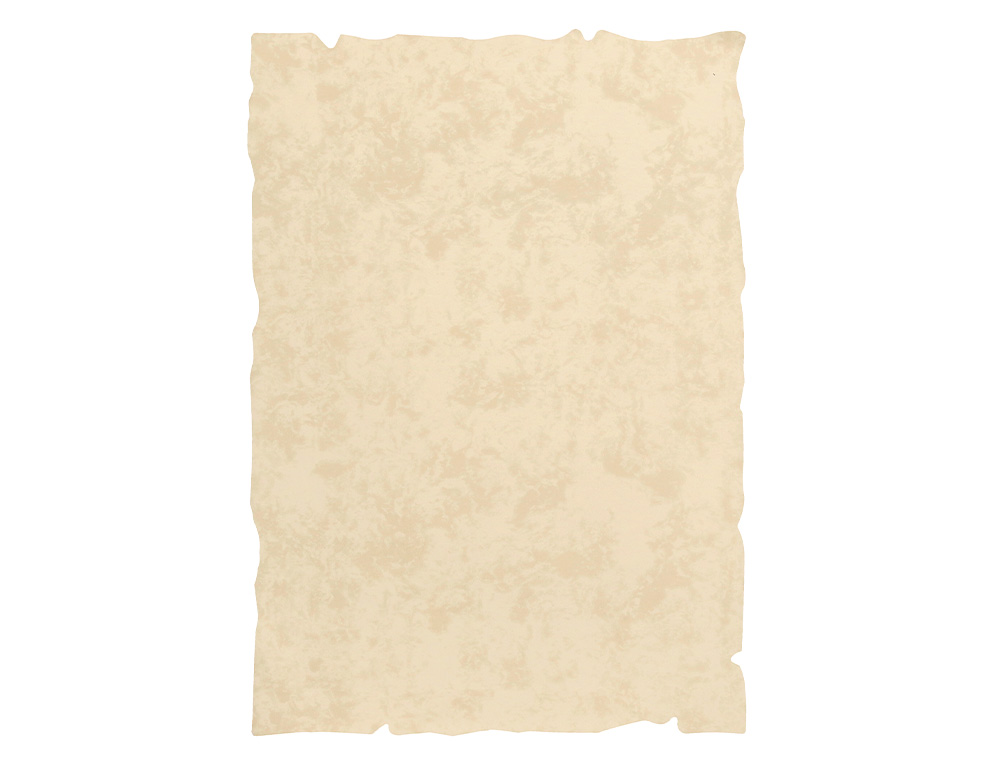 PAPEL PERGAMINHO LIDERPAPEL DIN A4 COM REBORDO 180G/M2 COR CREME EMBALAGEM DE 50 FOLHAS
