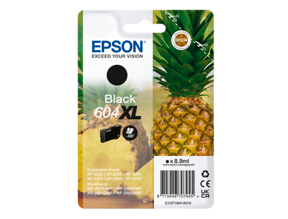 TINTEIRO EPSON 604XL EXPRESSION HOME XP-2200 / 2205 / 3200 / 3205 / 4200 / 4205 / WF-2910 SERIES COR