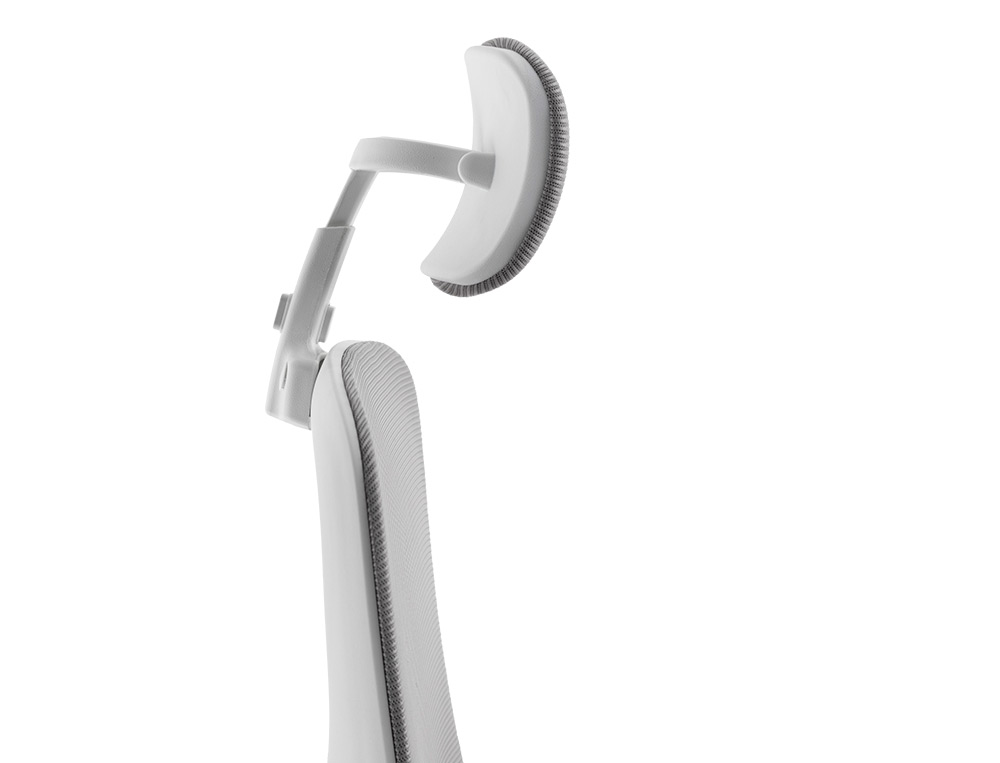 CADEIRA ERGONOMICA Q-CONNECT PALERMO MALHA BASE NYLON ALT MAX 1300 MM LARG 610 MM PROF 600 MM RODAS PREMIUM COR BRANCO/C