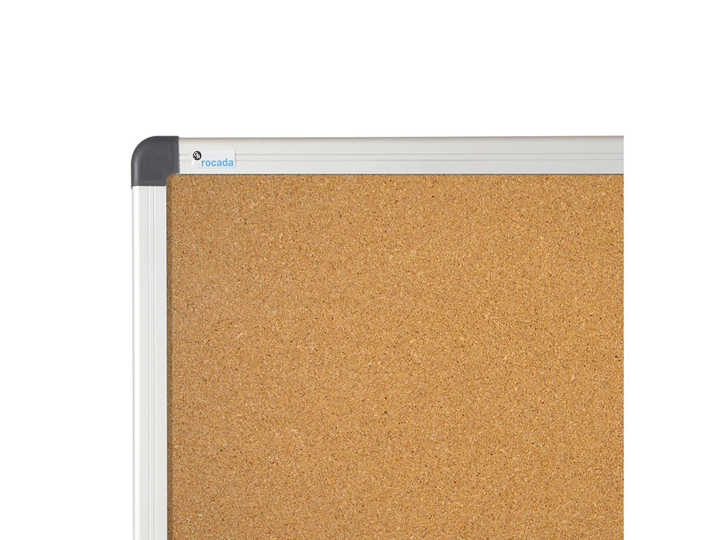 QUADRO CORTICA ROCADA MOLDURA ALUMINIO COM CANTOS 90X120 CM