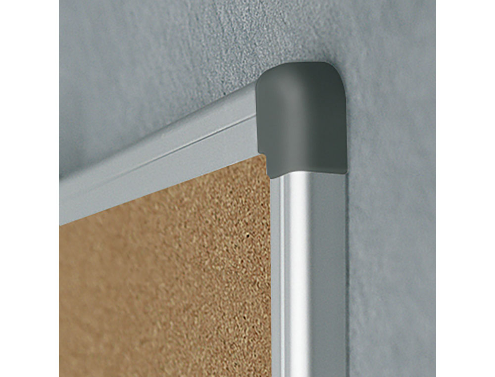 QUADRO CORTICA ROCADA MOLDURA ALUMINIO COM CANTOS 90X120 CM