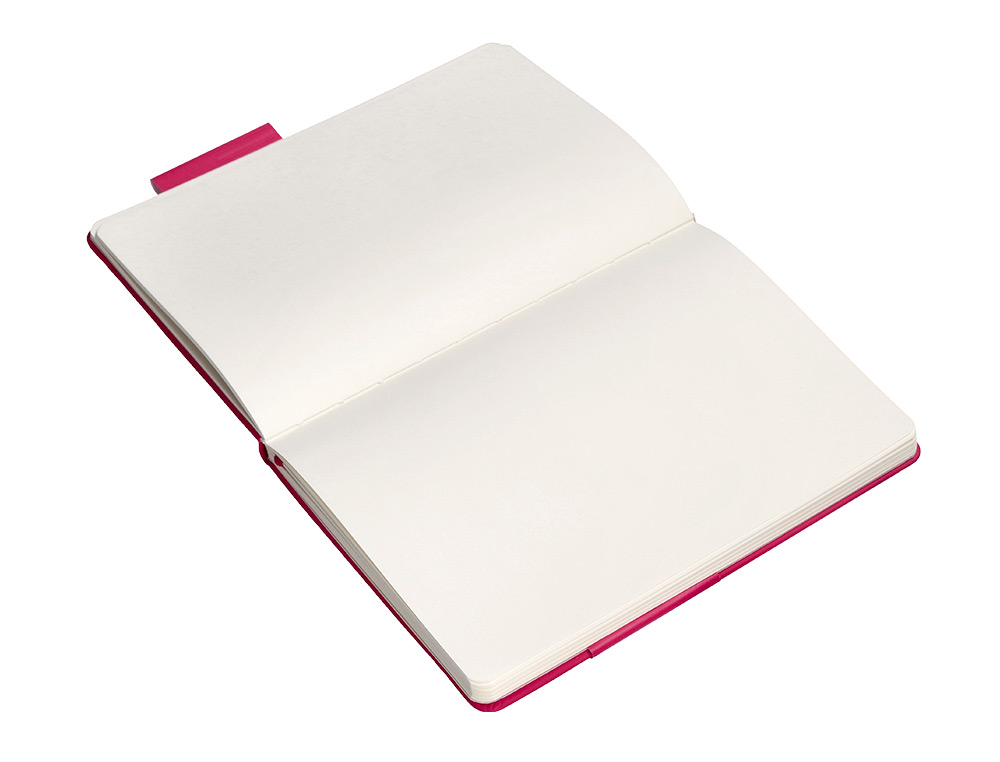 CADERNO COM ELASTICO ANTARTIK NOTES CAPA DURA A5 LISO FUCSIA 100 FOLHAS 80 GR FSC