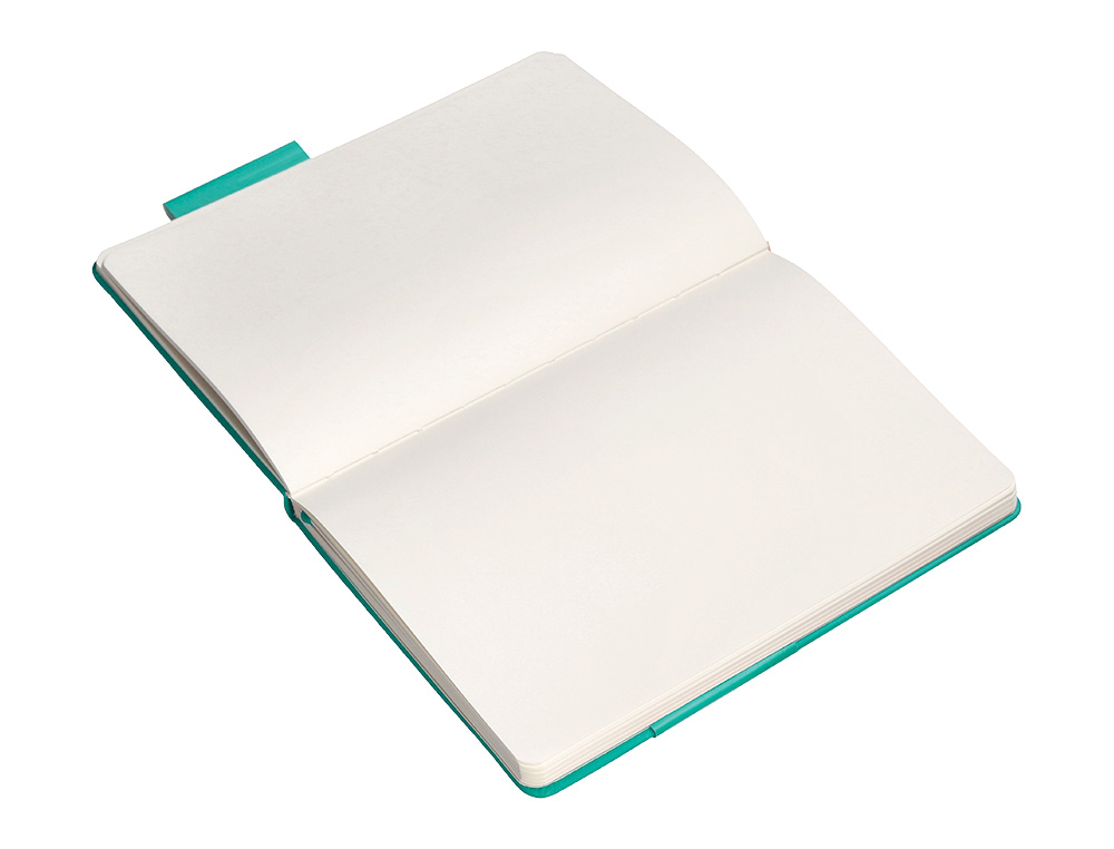 CADERNO COM ELASTICO ANTARTIK NOTES CAPA DURA A4 LISO TURQUESA 100 FOLHAS 80 GR FSC