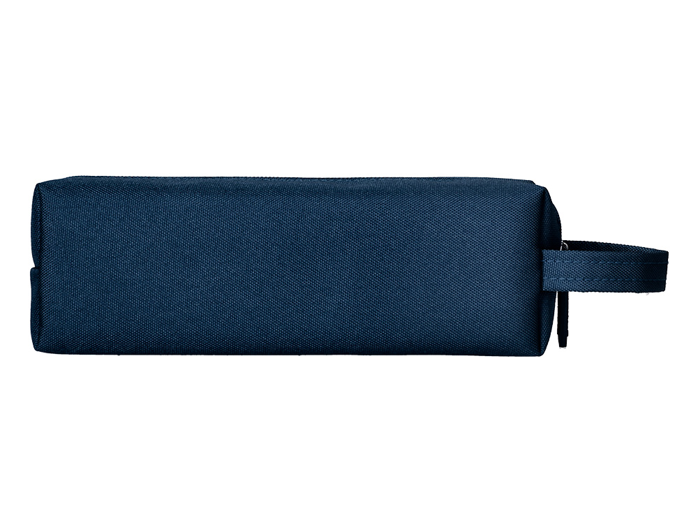 ESTOJO ESCOLAR LIDERPAPEL RETANGULAR COM ASA 210X70 MM AZUL MARINHO