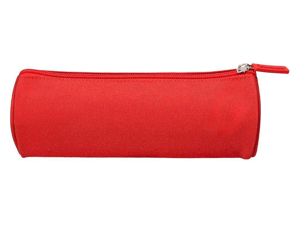 ESTOJO ESCOLAR LIDERPAPEL CILINDRICO LARGO 210X70 MM VERMELHO