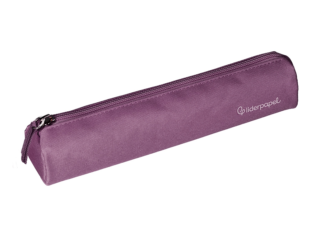 ESTOJO ESCOLAR LIDERPAPEL CILINDRICO ESTREITO 220X45 MM VERMELHO