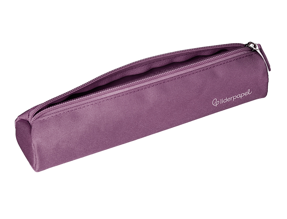 ESTOJO ESCOLAR LIDERPAPEL CILINDRICO ESTREITO 220X45 MM VERMELHO