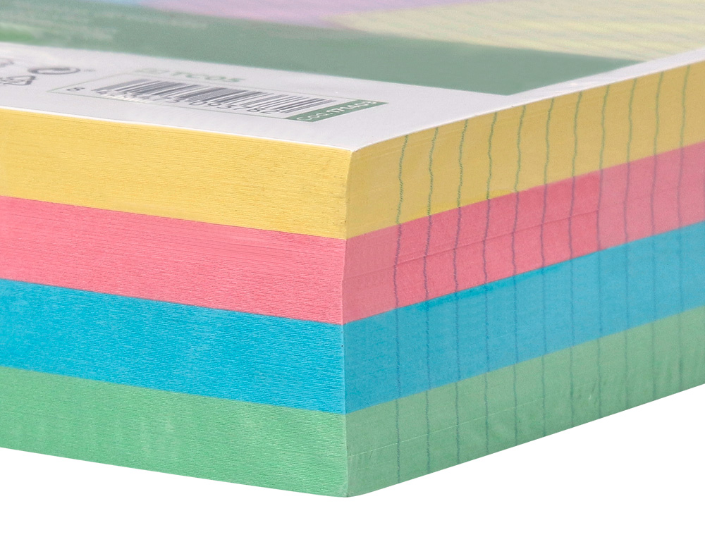 CARTAO LIDERPAPEL PARA ESTUDAR PAUTADO CARTOLINA DE CORES 180 GR 100X150MM EMBALAGEM DE 200 UNIDADES
