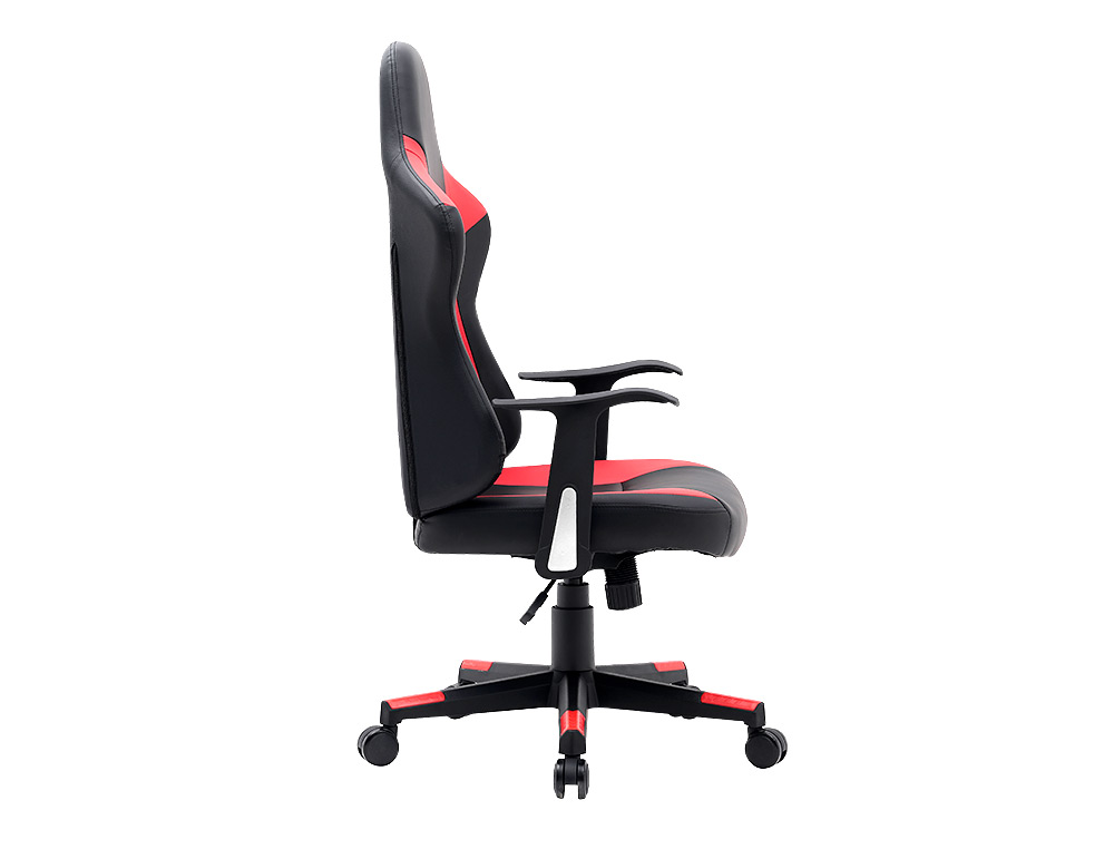 CADEIRA Q-CONNECT GAMING ORVIETO IMITACAO DE PELE BASE METALICA ALT MAX 1200 LARG 650 PROF 650 MM RODAS PREMIUM COR PRET