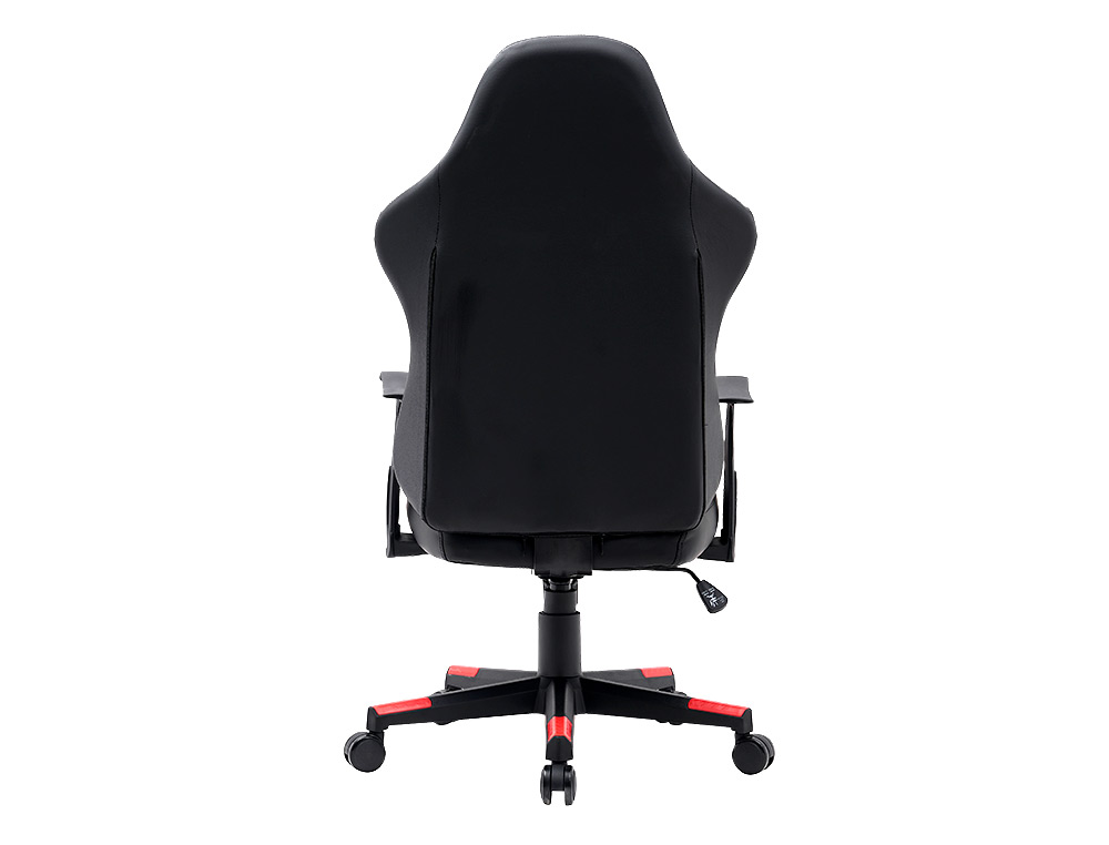CADEIRA Q-CONNECT GAMING ORVIETO IMITACAO DE PELE BASE METALICA ALT MAX 1200 LARG 650 PROF 650 MM RODAS PREMIUM COR PRET