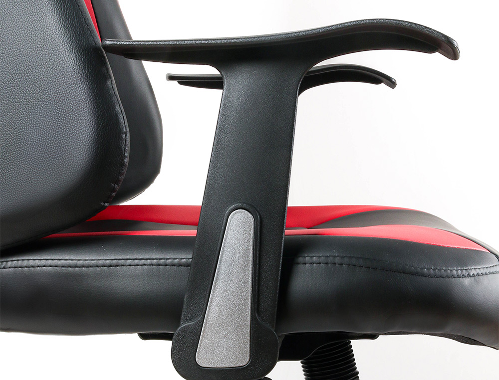 CADEIRA Q-CONNECT GAMING ORVIETO IMITACAO DE PELE BASE METALICA ALT MAX 1200 LARG 650 PROF 650 MM RODAS PREMIUM COR PRET