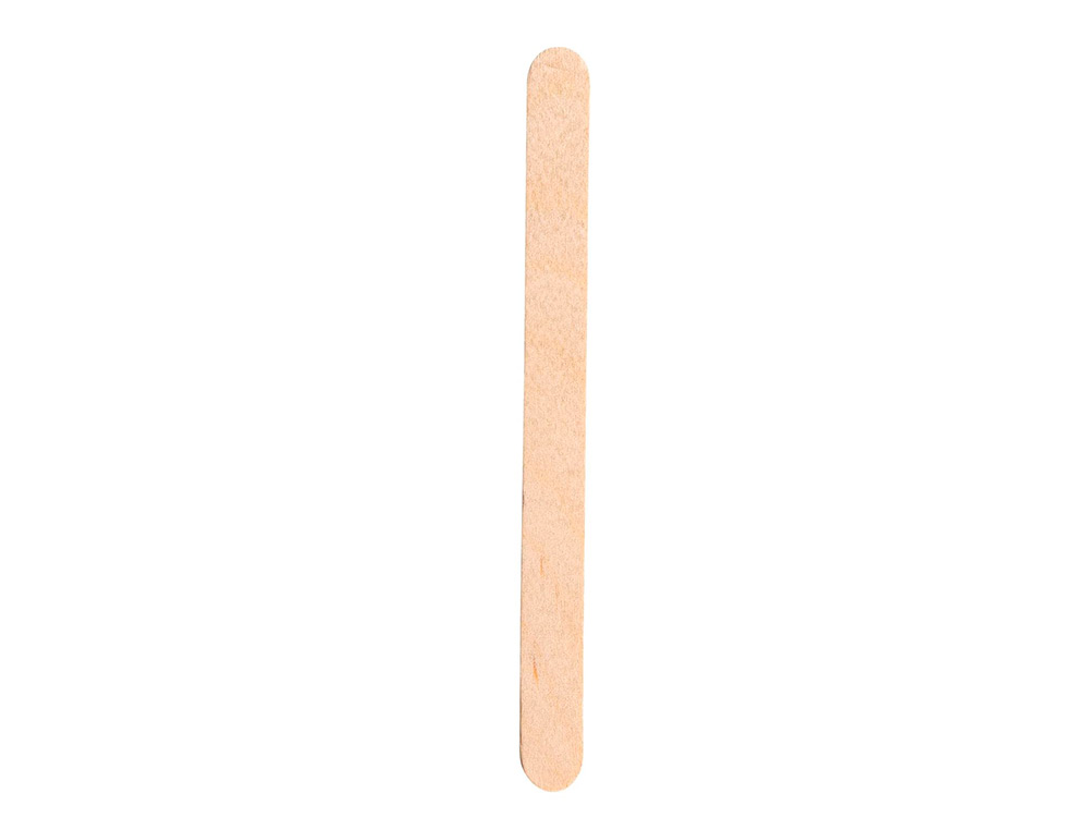 PALITOS DE MADEIRA LIDERPAPEL COR NATURAL 15 X 1,8 CM BOLSA COM 50 UNIDADES