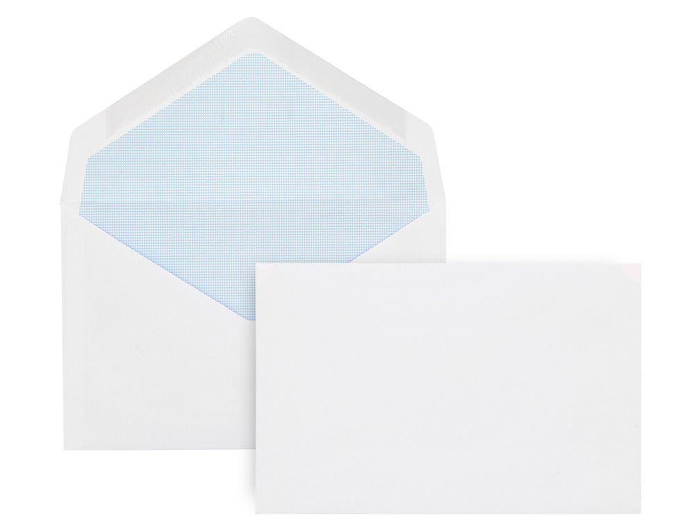 ENVELOPE LIDERPAPEL N.1 MÍNIMO NORMALIZADO BRANCO 95X145MM ENGOMADO PACK DE 500 UNIDADES